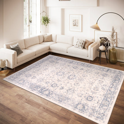 Blush Beige Premium Washable Rug - Erbanica