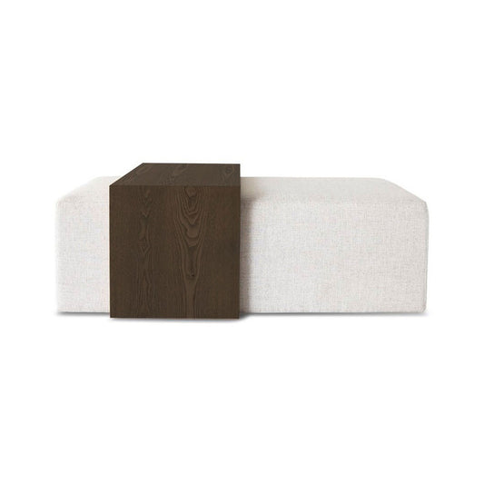 Forest Coffee Ottoman - Cream and Dark Brown - Limited Edition
