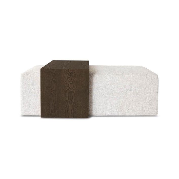 Forest Coffee Ottoman - Cream and Dark Brown - LIMITED EDITION