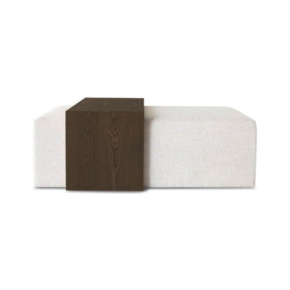 Forest Coffee Ottoman - Cream and Dark Brown - LIMITED EDITION