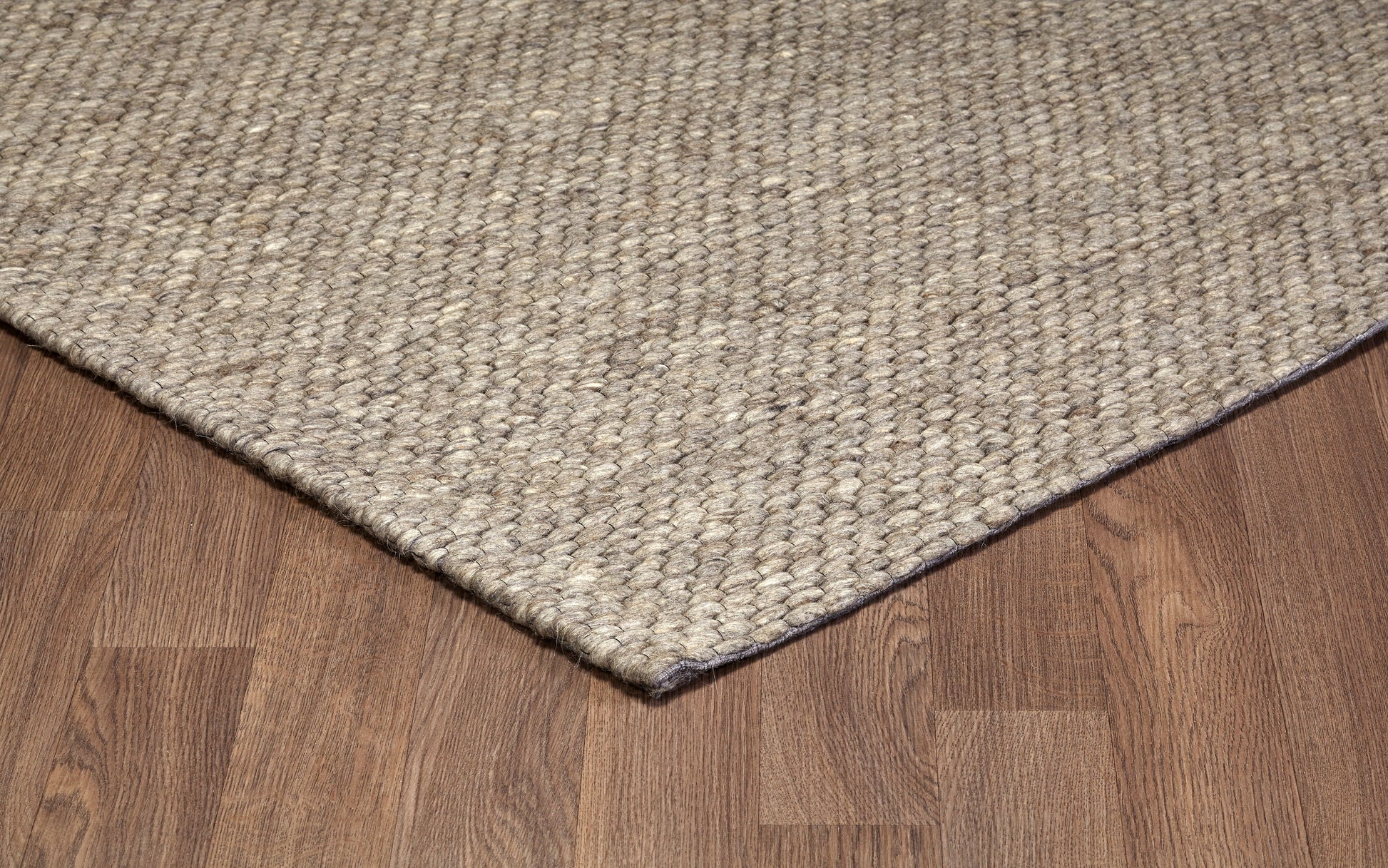 Chinook Grey Wool Indoor Rug, Area rug, Indoor carpet, Handmade, Soft