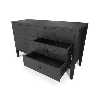 Hara 6 Drawer Dresser – Black