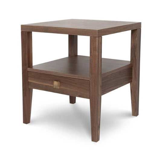 Hara 1 Drawer Accent Table - Frozen Walnut