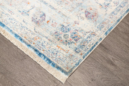 Heirloom Transitional Grey Blue Rug