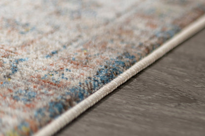 Heirloom Transitional Red Grey Rug