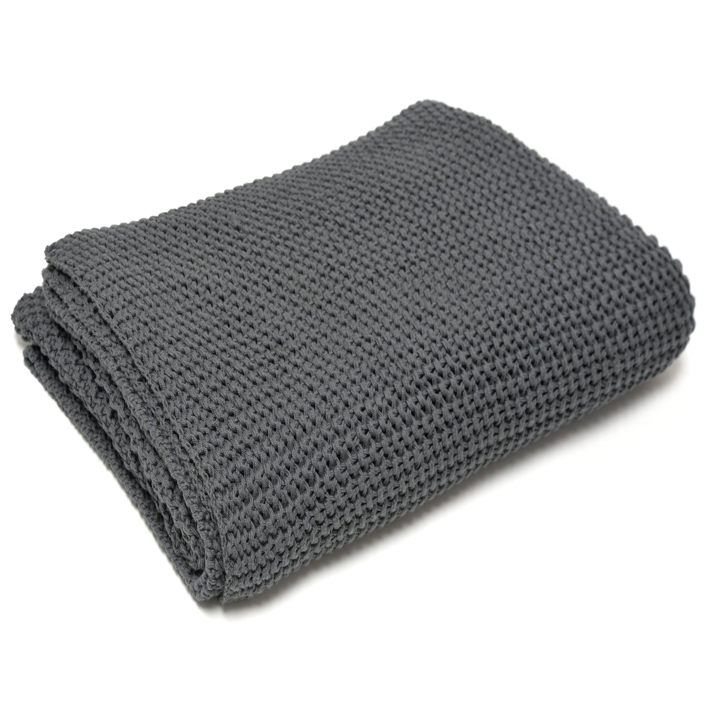 Jamie Pillow and Throw Set - Charcoal