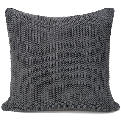 Jamie Pillow and Throw Set - Charcoal