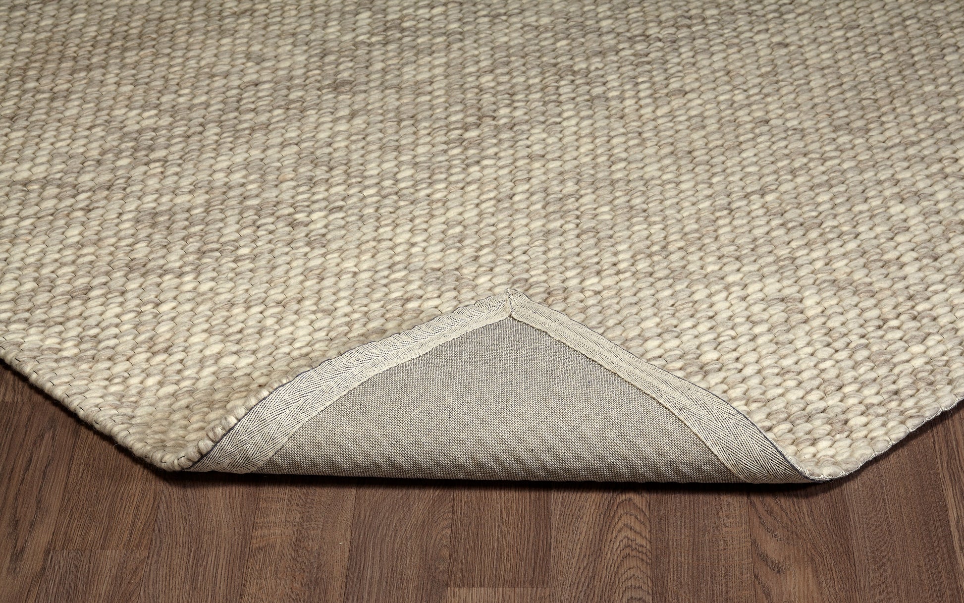 Chinook Ivory Grey Wool Indoor Rug, Area rug, Indoor carpet, Handmade, Soft