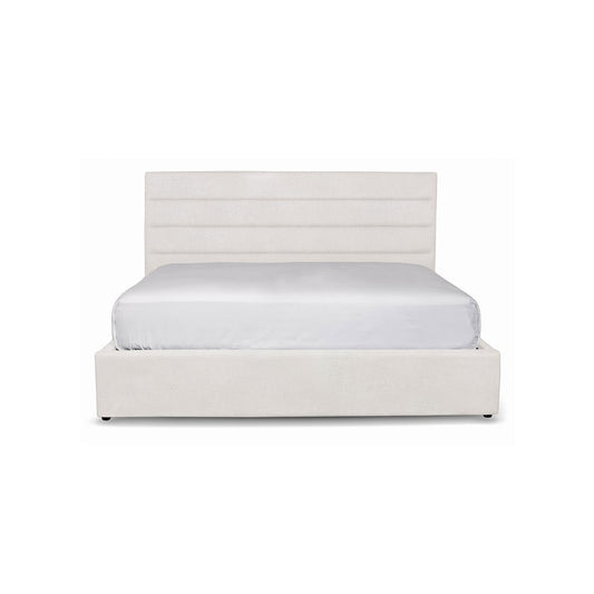 Justin King Bed Tall - Cream