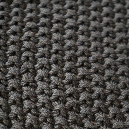 Jamie Pillow and Throw Set - Charcoal