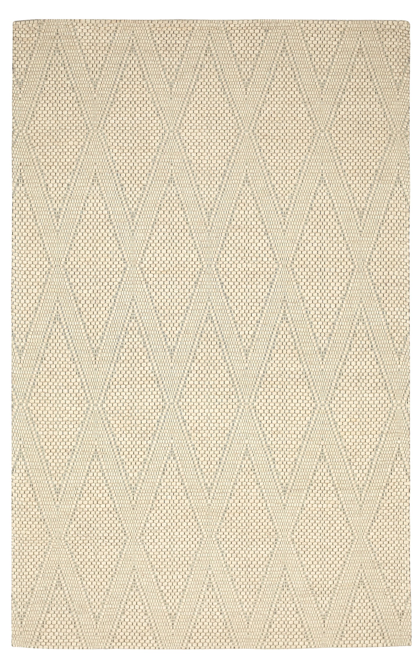 Chinook Ivory Grey Wool Indoor Rug, Area rug, Indoor carpet, Handmade, Soft