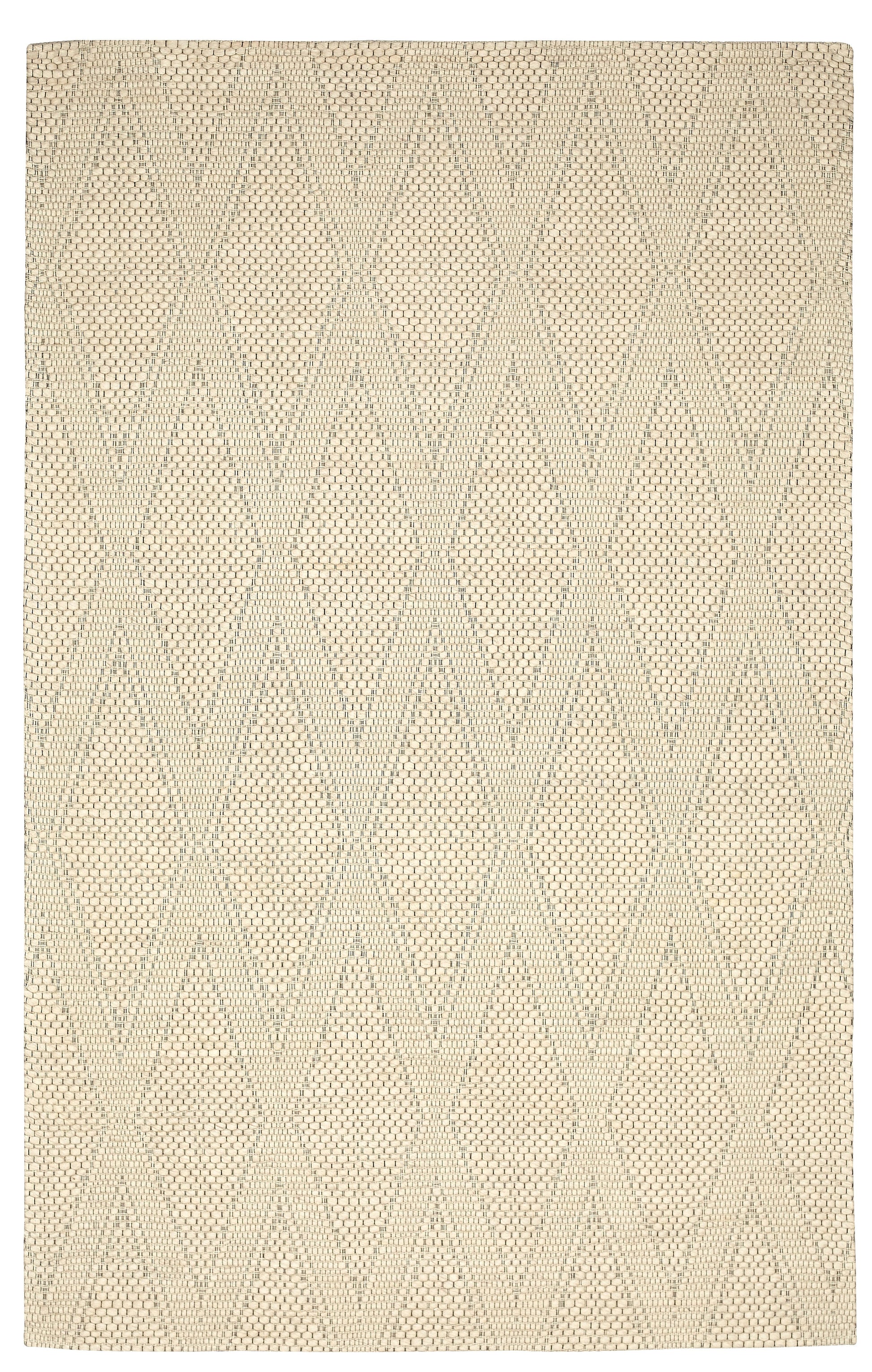 Chinook Ivory Grey Wool Indoor Rug, Area rug, Indoor carpet, Handmade, Soft