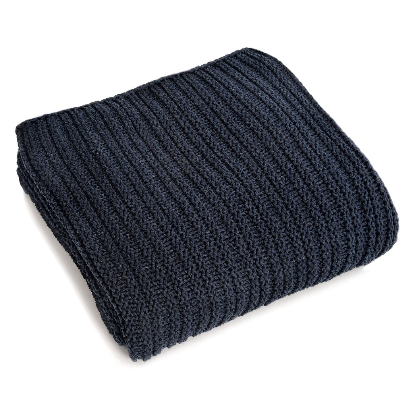 Nate Pillow and Throw Set - Navy