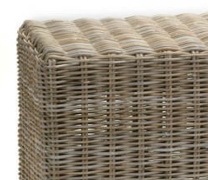 Rattan Extra Long Bench