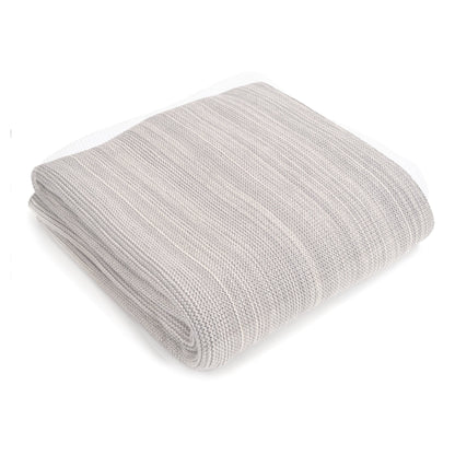 Ryan Pillow and Throw Set - Light Grey