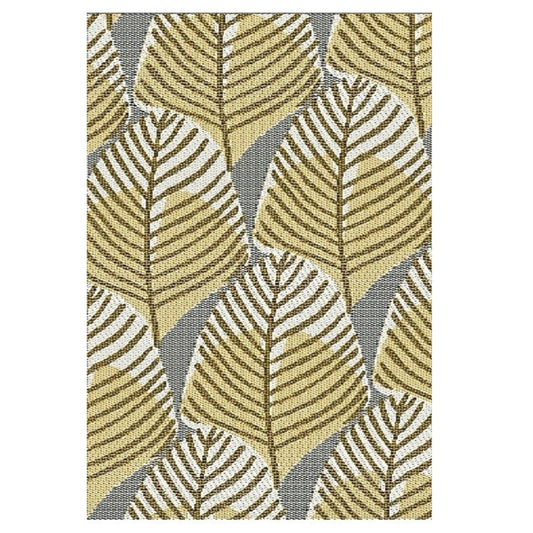 Fiesta Large Leaves 34 Indoor/Outdoor Plastic Rug - Erbanica