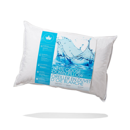 White Goose Down Pillow - Canadian Down & Feather Company 