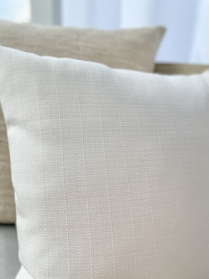 Summer Classic White Indoor Outdoor Pillows