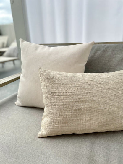 Summer Classic White Indoor Outdoor Pillows