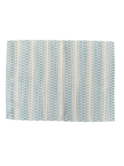 Summer Twist Aqua Indoor Outdoor Set – Table Runner, Placemats & Pillow Collection