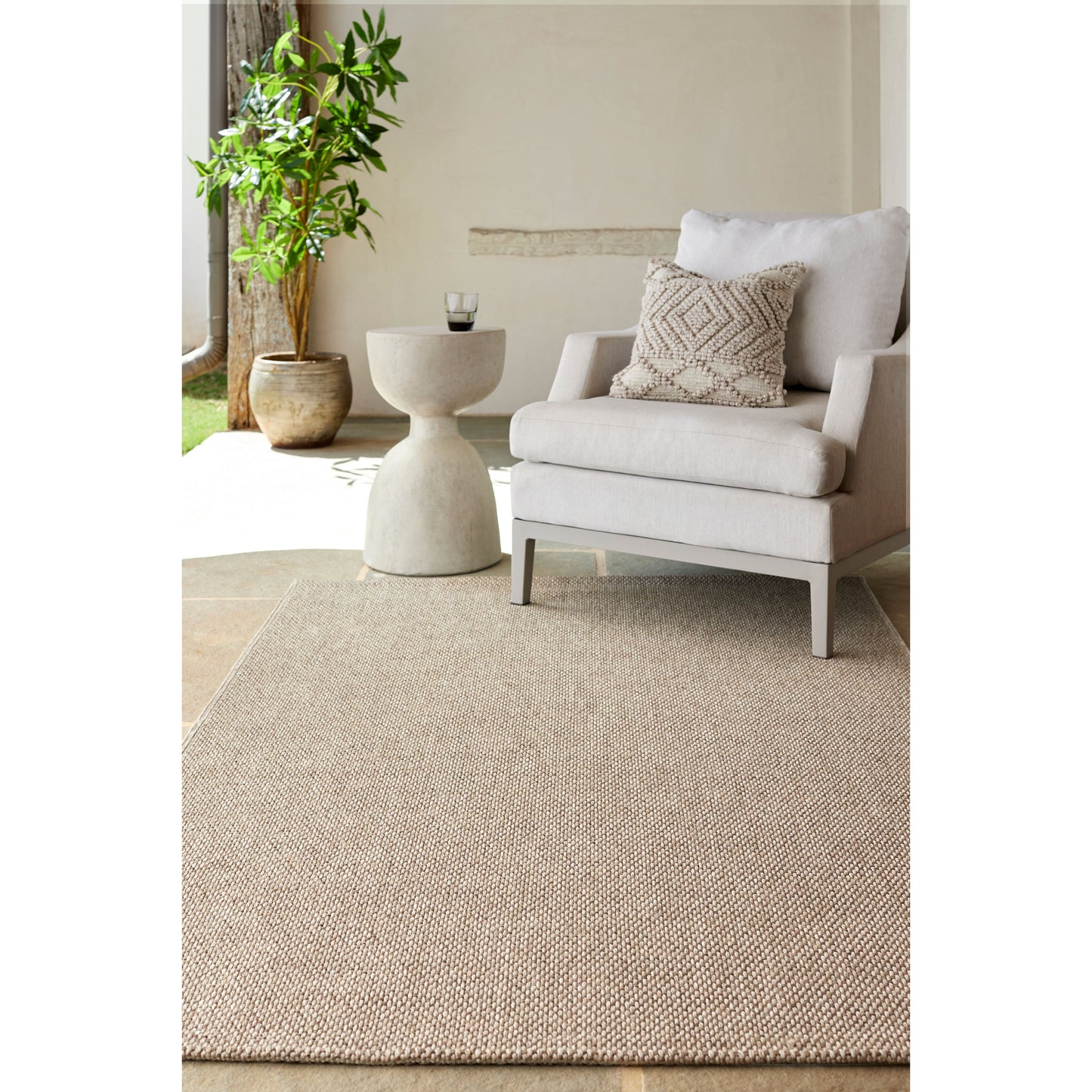 Birdie Indoor Outdoor Rug - Taupe