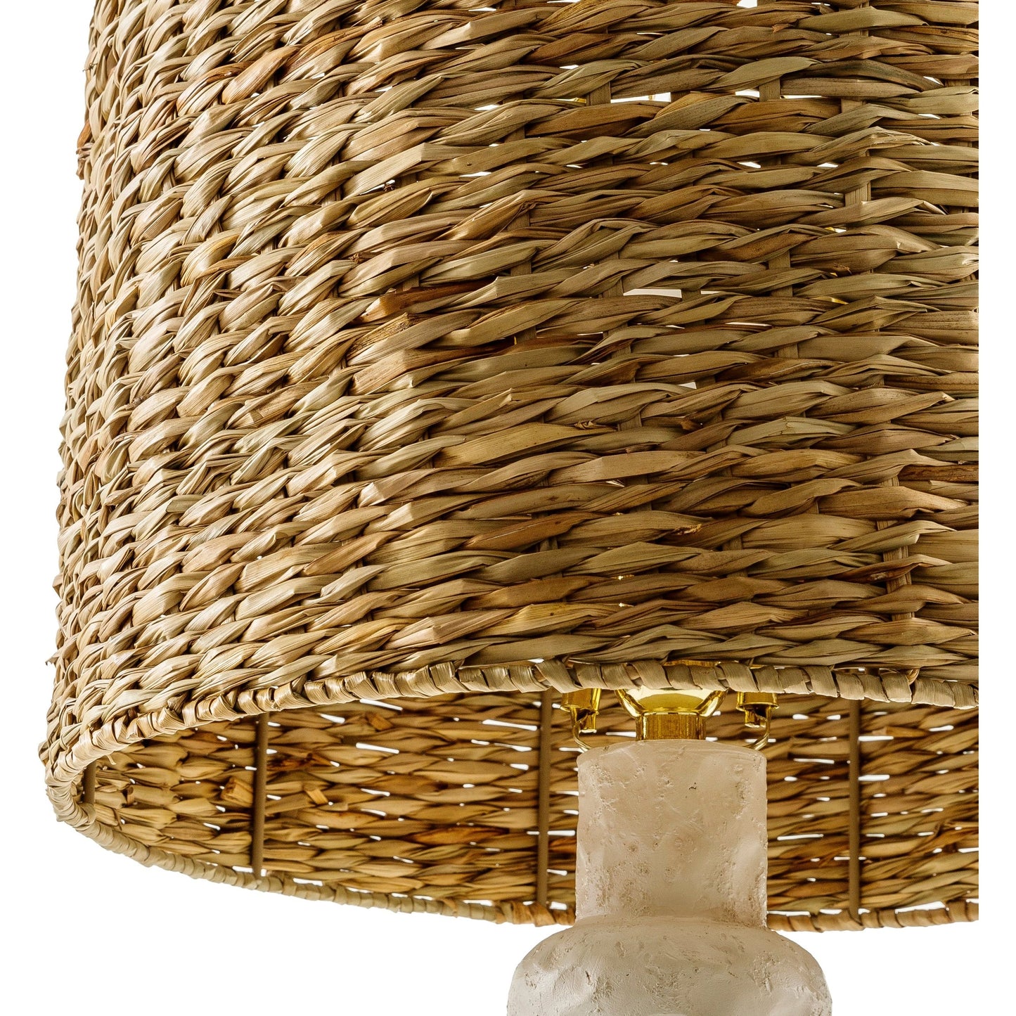 Conway Accent Table Lamp With Sea Grass Shade