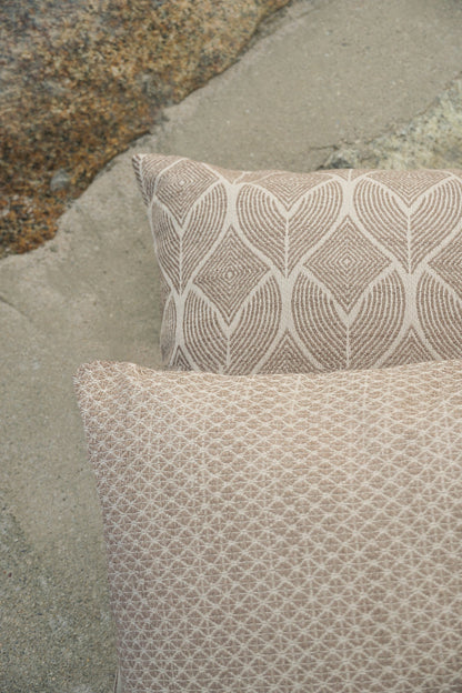 Coastal Breeze Mocha Indoor Outdoor Pillow Collection