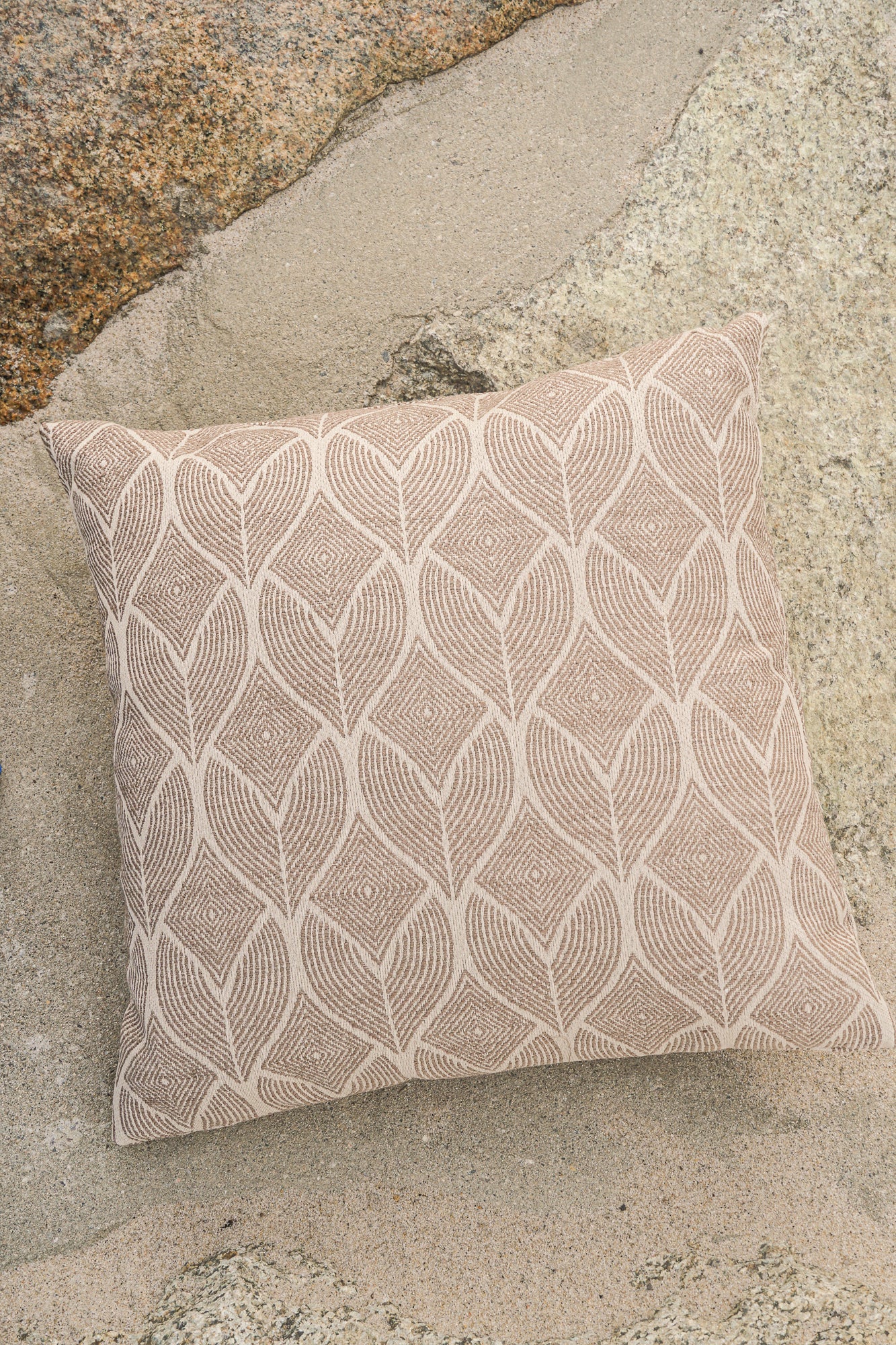 Cool Tropics Mocha Indoor Outdoor Pillows