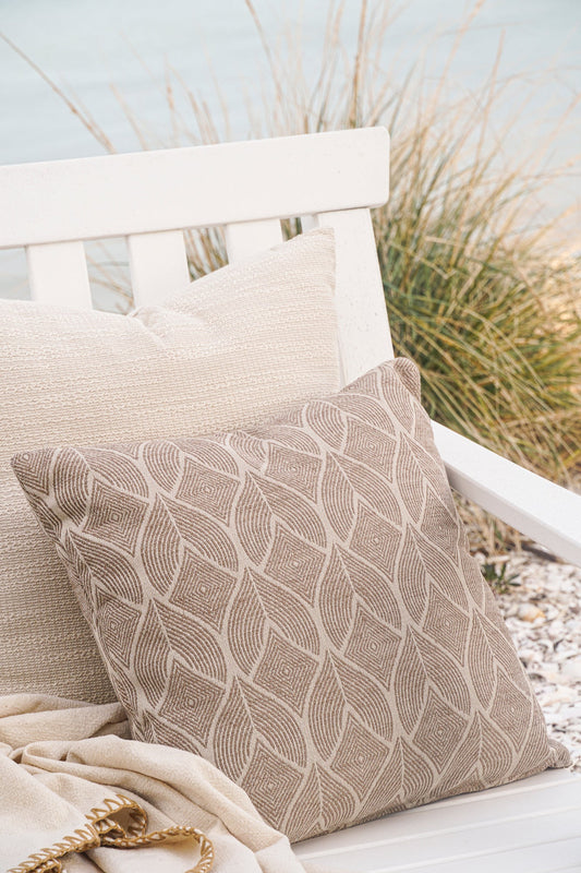 Cool Tropics Mocha Indoor Outdoor Pillows