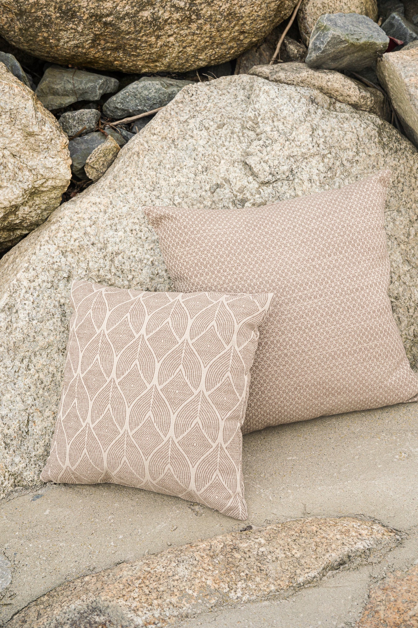 Cool Tropics Mocha Indoor Outdoor Pillows