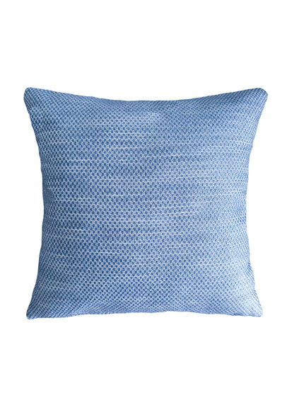 Deep Sea Blue Indoor Outdoor Pillows, Floor Pillow, Placemat & Table Runner Collection