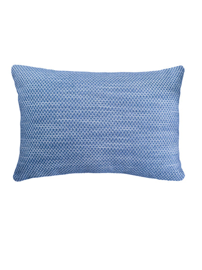 Deep Sea Blue Indoor Outdoor Pillows, Floor Pillow, Placemat & Table Runner Collection