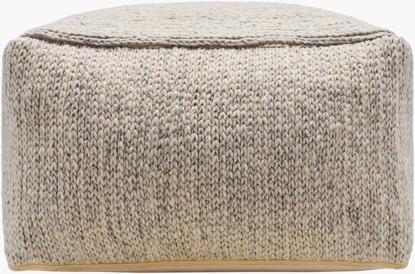 Derby Wool Cream pouf