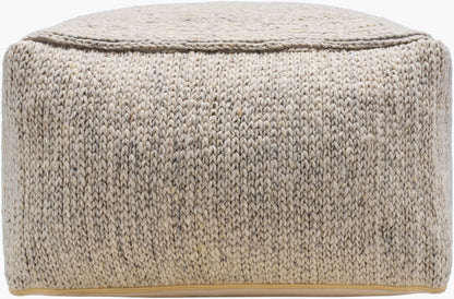 Derby Wool Cream pouf