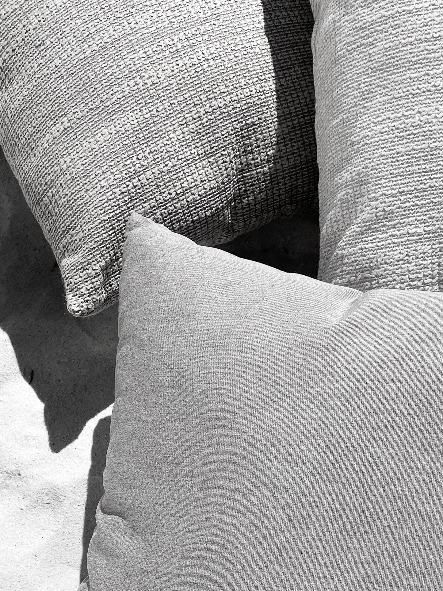 Luxe Essential Grey Indoor Outdoor Pillows