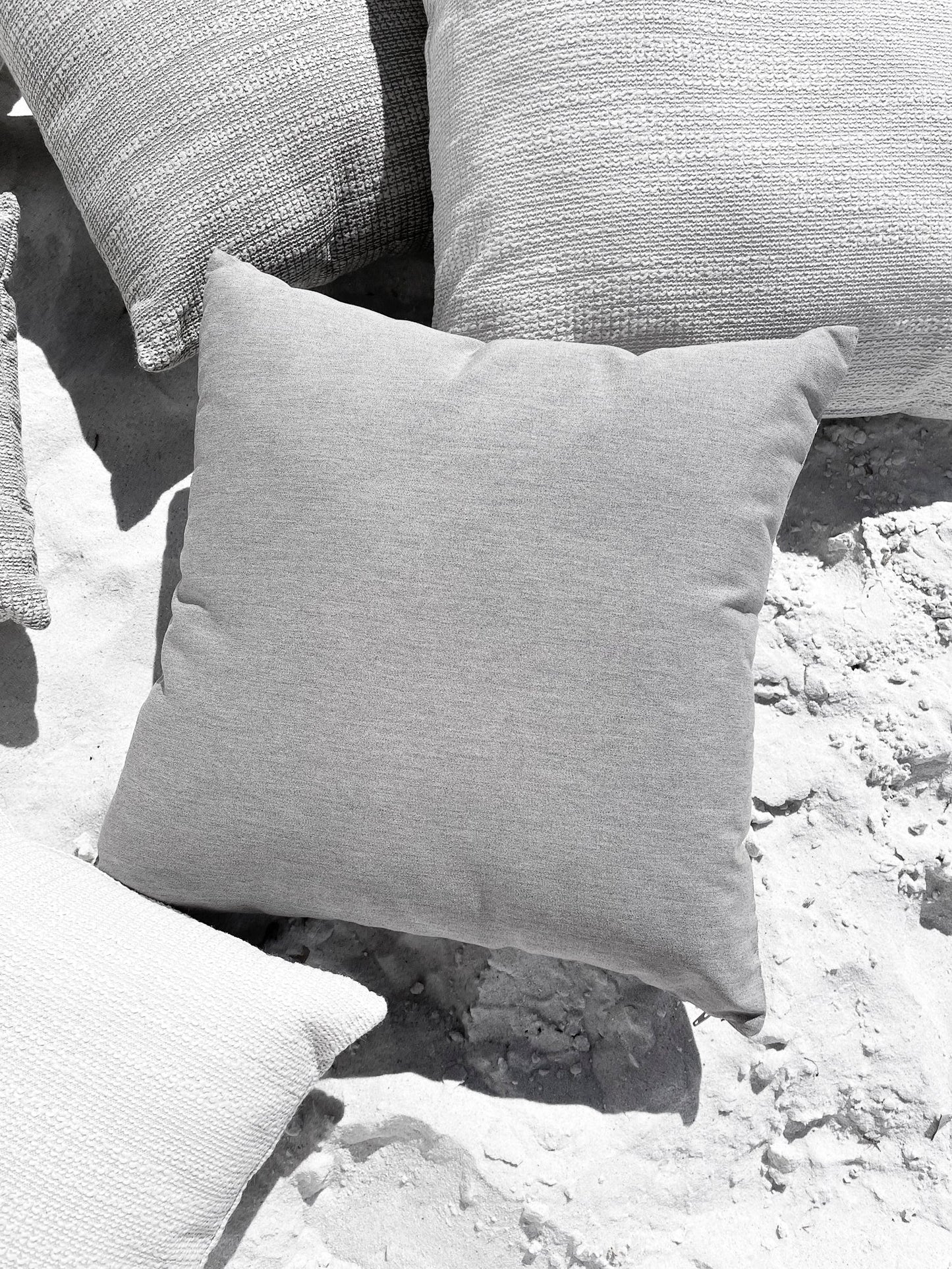 Luxe Essential Grey Indoor Outdoor Pillows