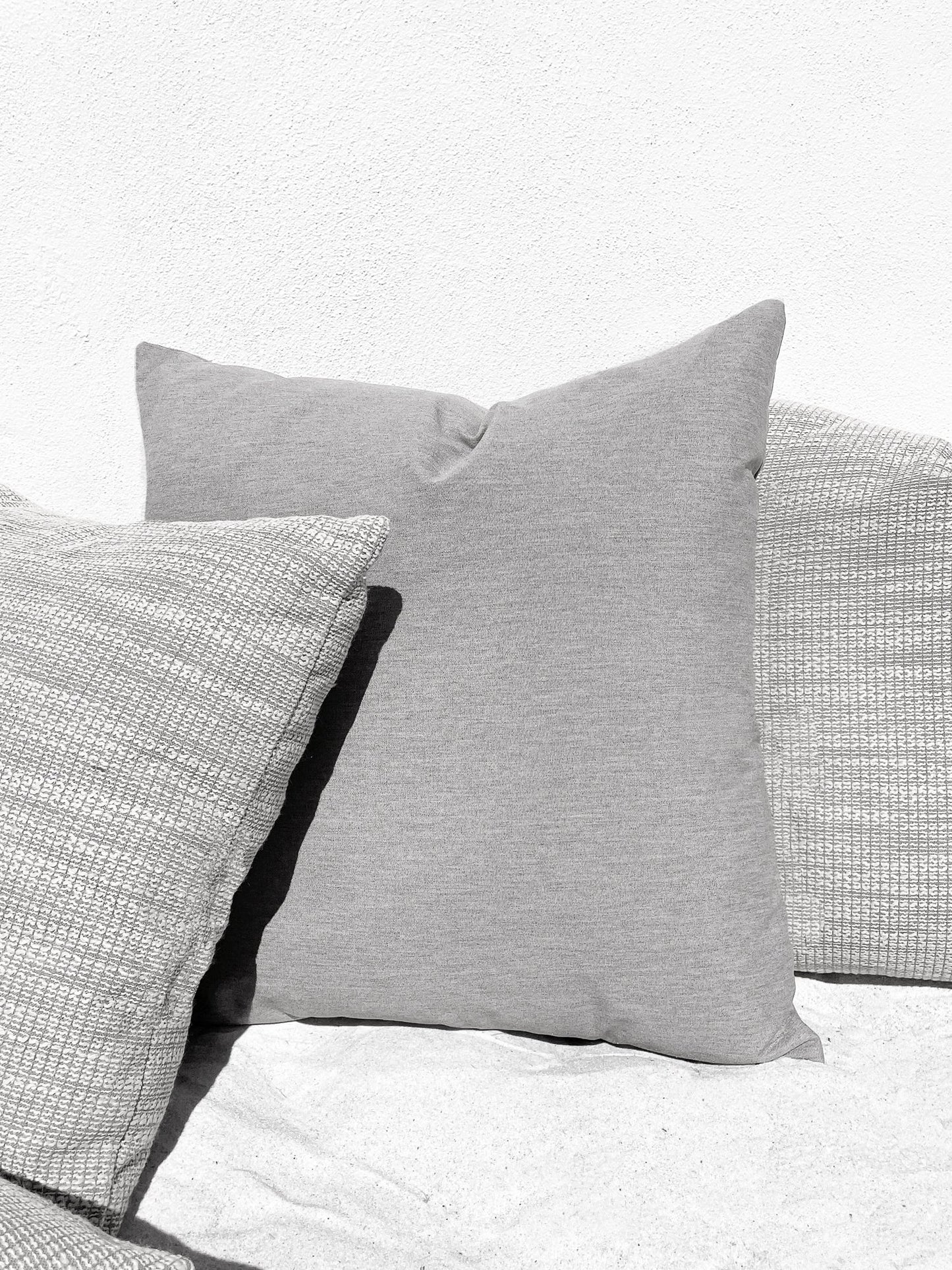 Luxe Essential Grey Indoor Outdoor Pillows