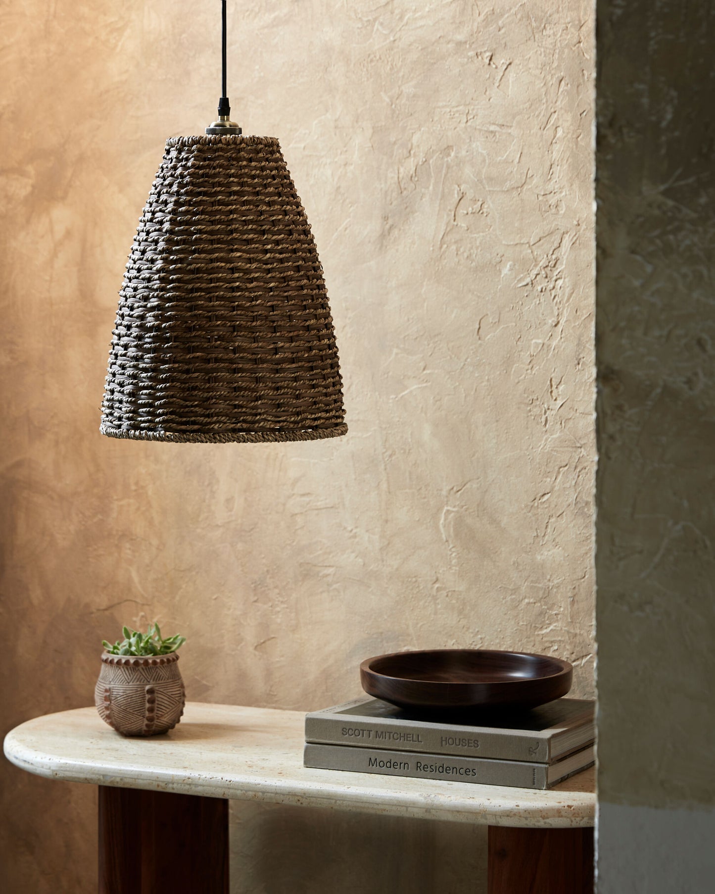 Gallus Rattan Pendant Light