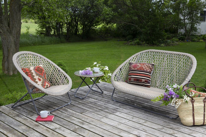 Indoor Outdoor Wicker Lounge Set