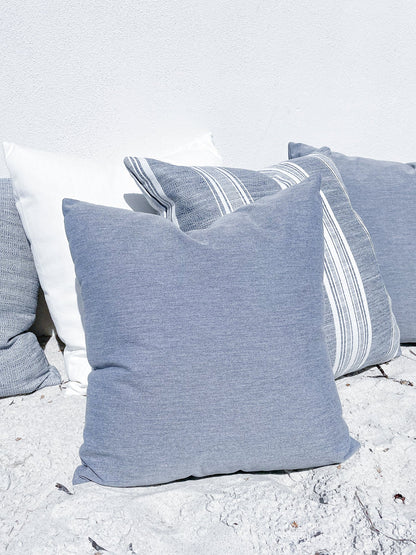 Essential Indigo Blue Indoor Outdoor Pillows