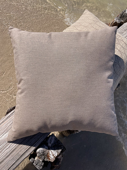 Essential Mocha Brown Indoor Outdoor Pillows