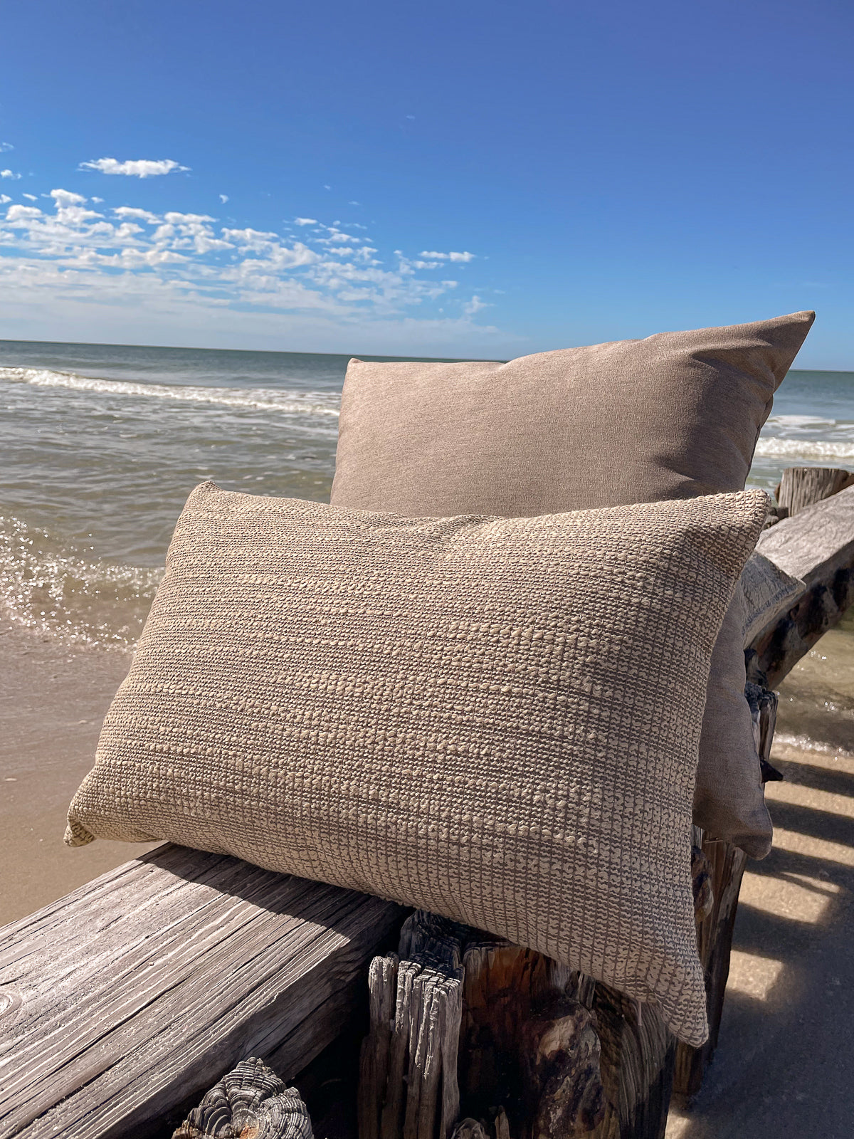 Essential Mocha Brown Indoor Outdoor Pillows