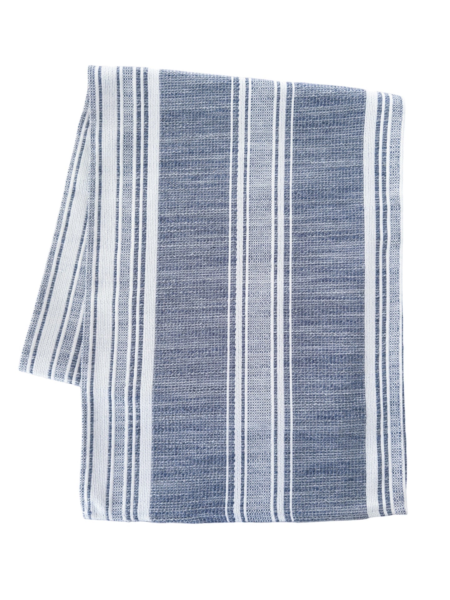 Beach Club Indigo Stripe Indoor Outdoor Pillow, Floor Pillow, Placemat, Table Runner Collection