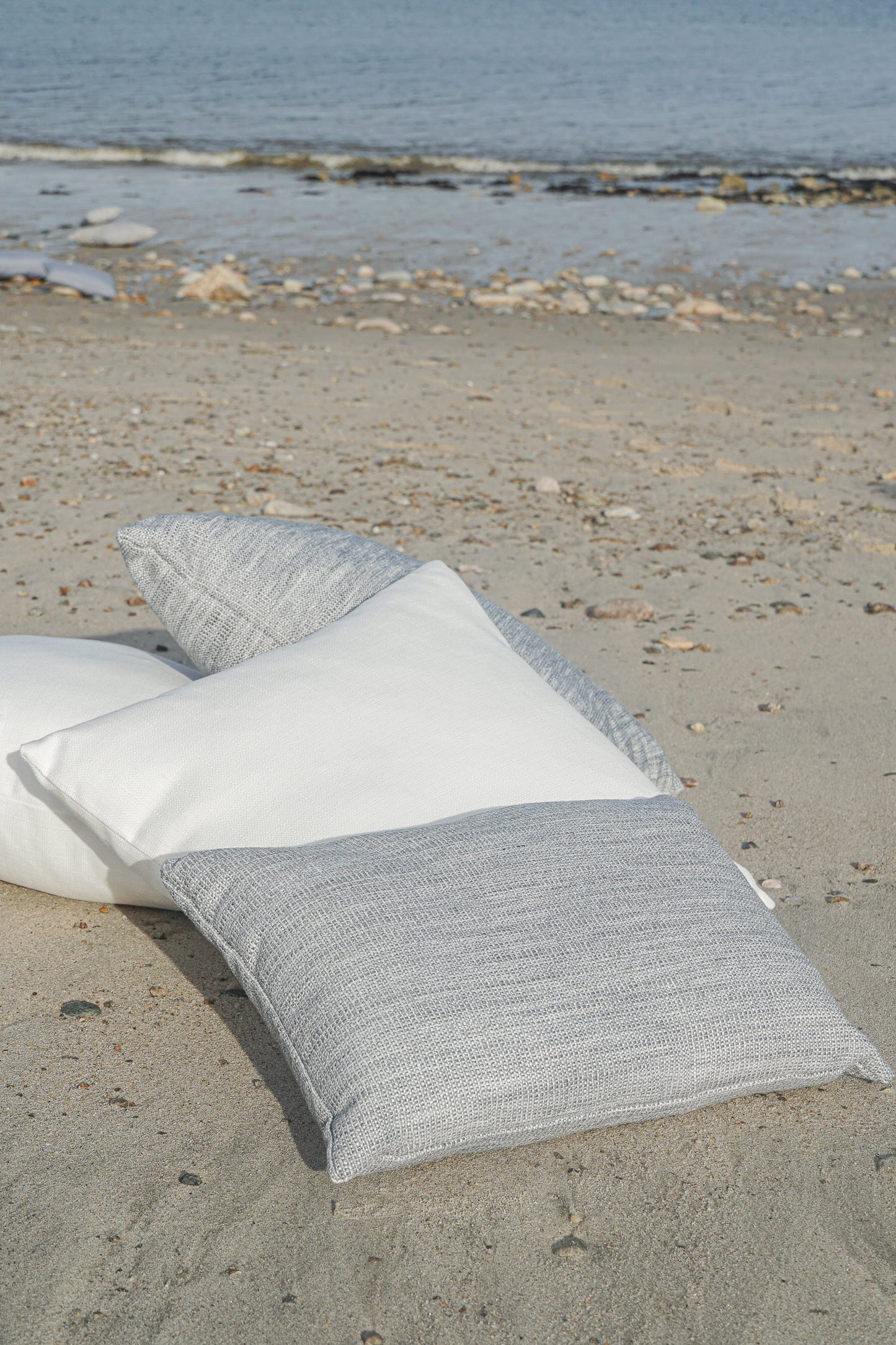 Summer Classic White Indoor Outdoor Pillows