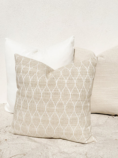 Summer Flora Beige Indoor Outdoor Pillow Collection