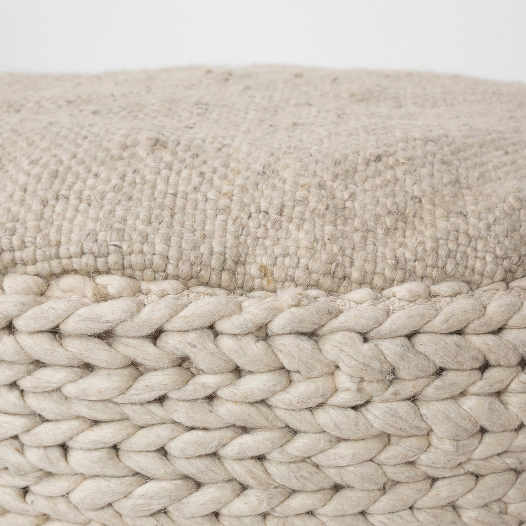 Bohemian Braid Pouf - Large ANCHORED IN MUSKOKA