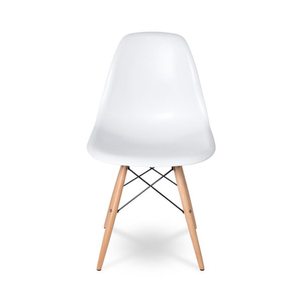 Cairo Chair - White Seat Wood Base - out of stock ANCHORED IN MUSKOKA