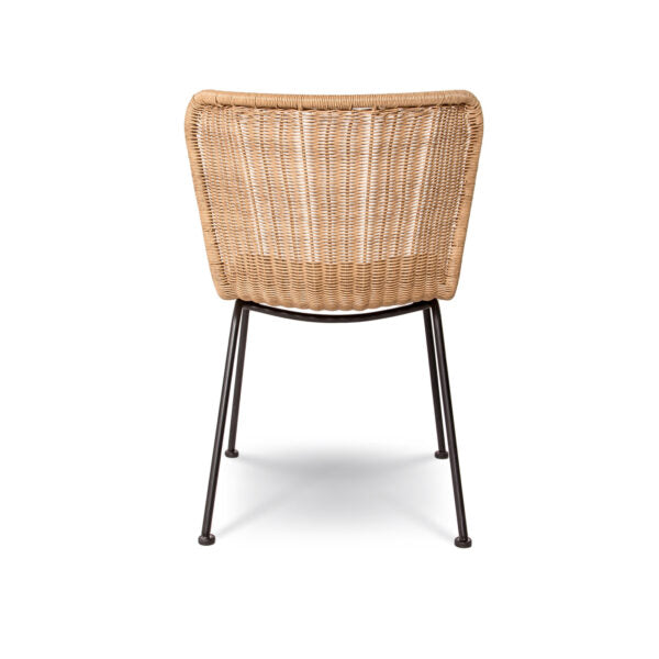 Calabria Wave Dining Chair - Natural ANCHORED IN MUSKOKA