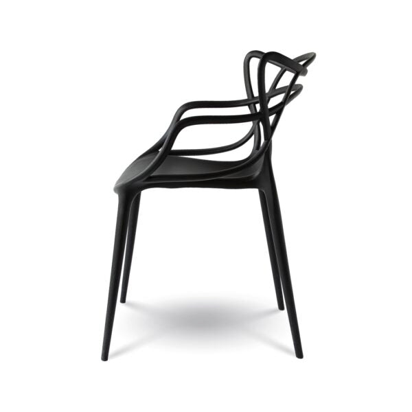 Crane Chair - Matte Black - Indoor/Outdoor ANCHORED IN MUSKOKA