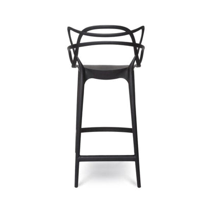 Crane Counter Stool - Matte Black - Indoor/Outdoor ANCHORED IN MUSKOKA